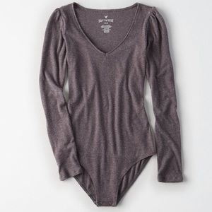 American eagle gray bodysuit